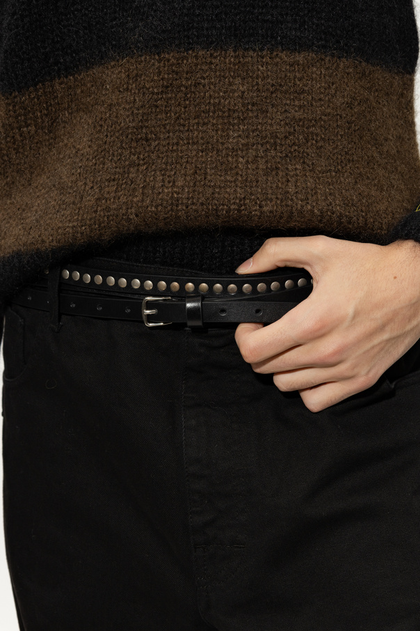 Leather belt Ann Demeulemeester - IetpShops Netherlands